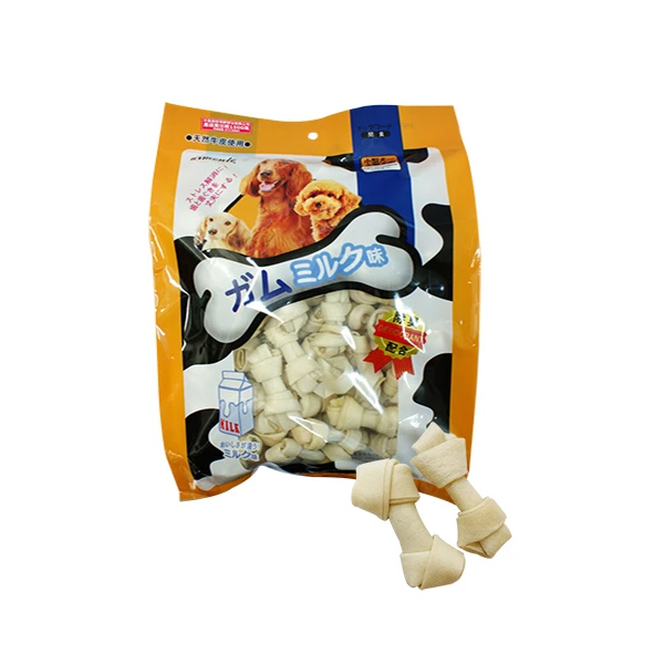 AMT牛奶牛皮骨結-4吋 (135g/1150g 狗零食