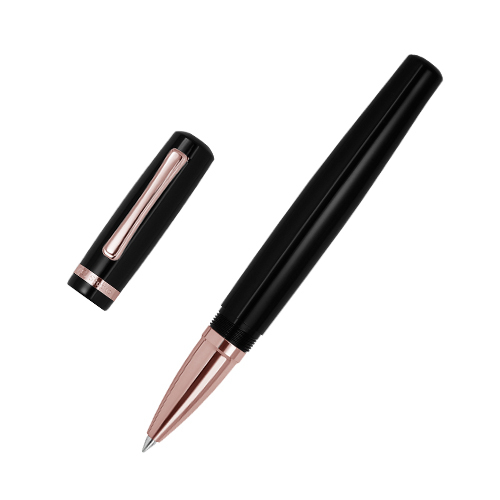 Botty 巴堤爵士 玫瑰金特別版 鋼珠筆  - 亮面黑