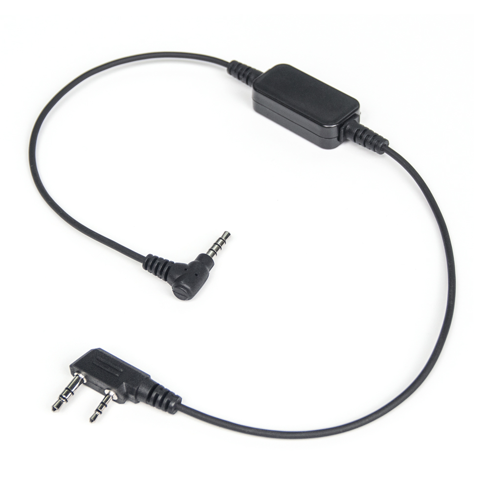 SPIRAL AUDIO CABLE 4 PIN FOR SMARTPHONE/Zello