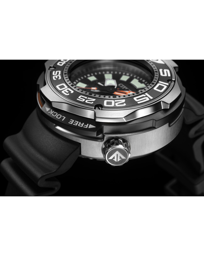 萬年鐘錶 - Citizen 星辰錶  PROMASTER   光動能潛水錶 J210   1000米專業潛水錶  BN7020-09E