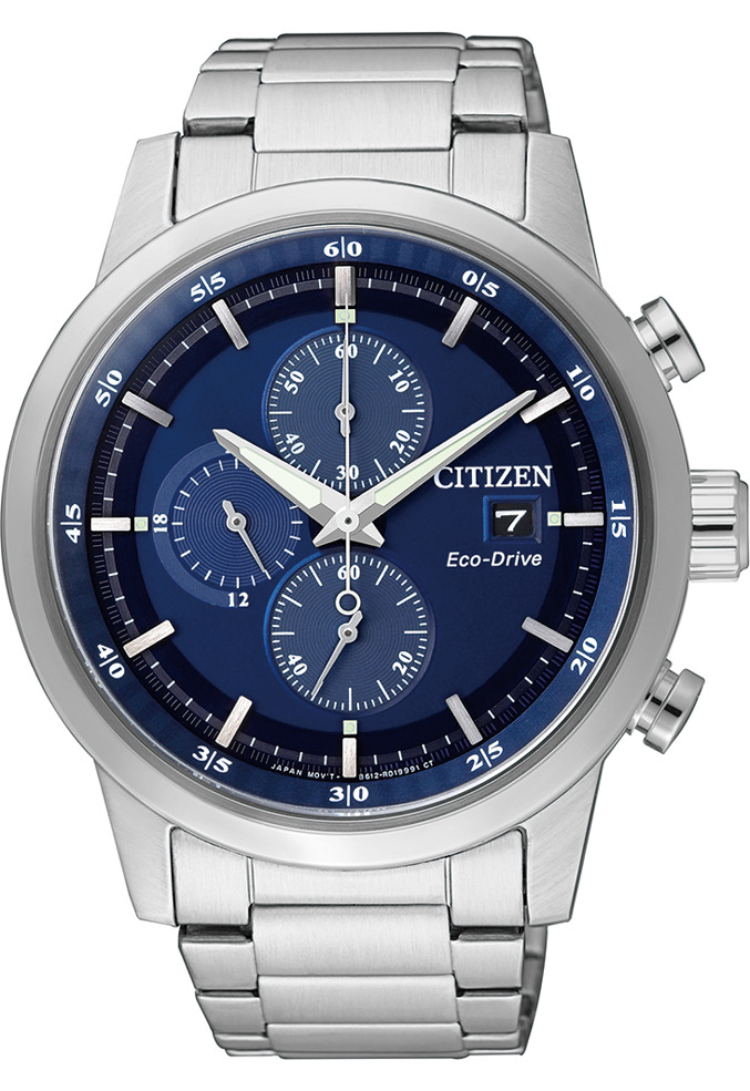 萬年鐘錶 - Citizen 星辰錶    光動能男錶  計時碼表腕錶 CA0610-52L 錶徑43MM