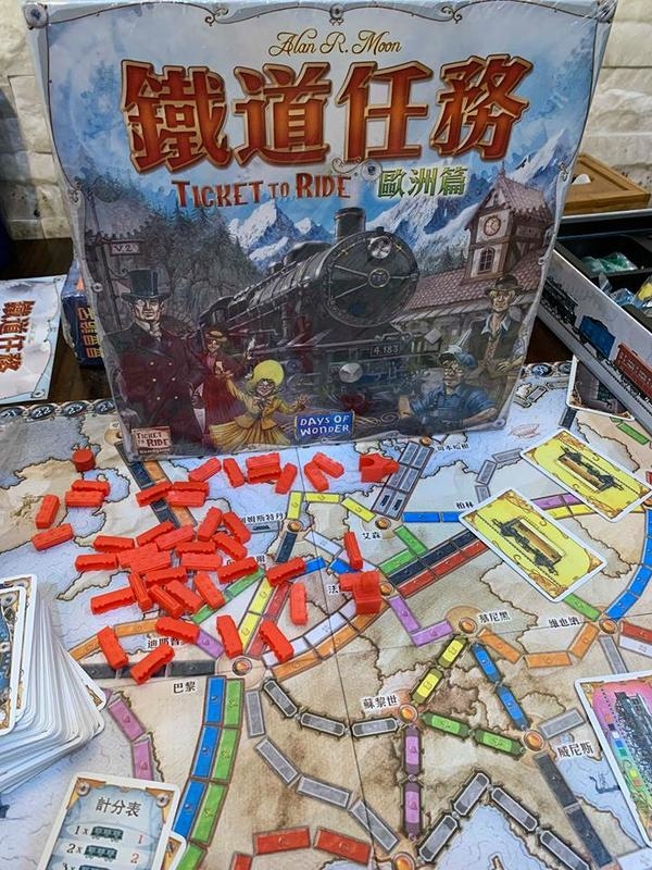 鐵道任務 歐洲篇 Ticket to ride Europe 繁體中文版