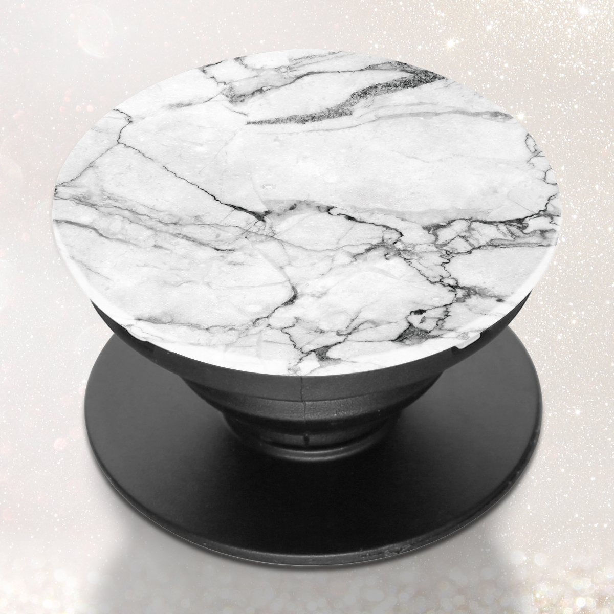 經典白大理石手機支架