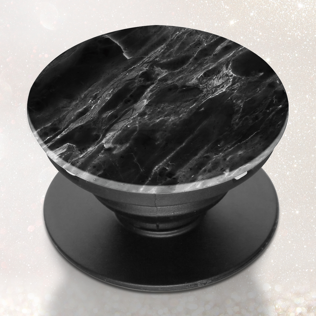 黑大理石手機支架