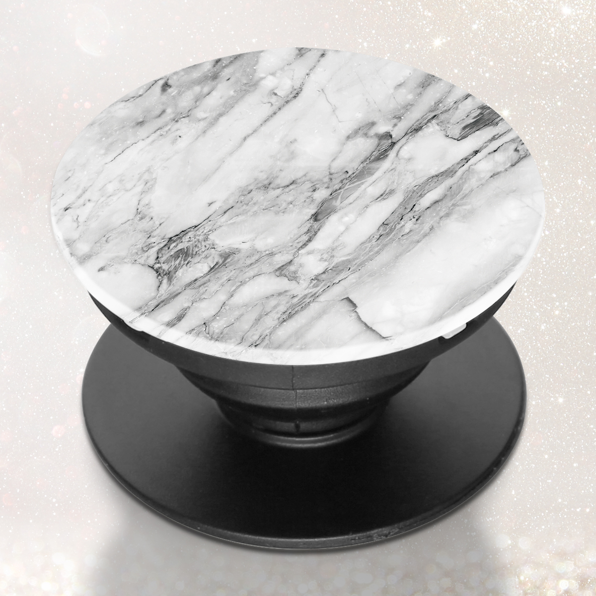 白大理石手機支架