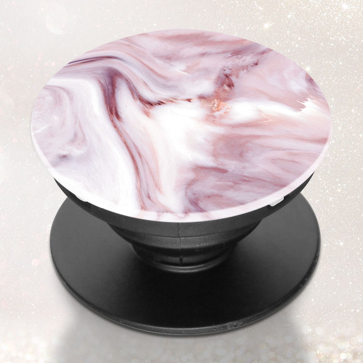 芋頭粉大理石手機支架