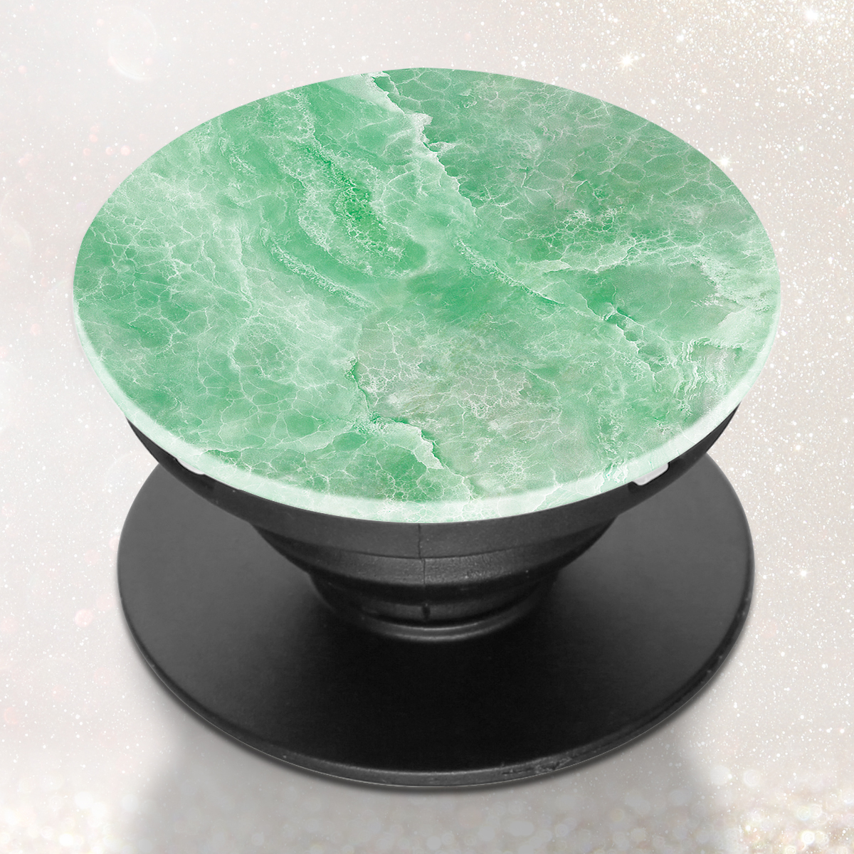 翡翠綠大理石手機支架