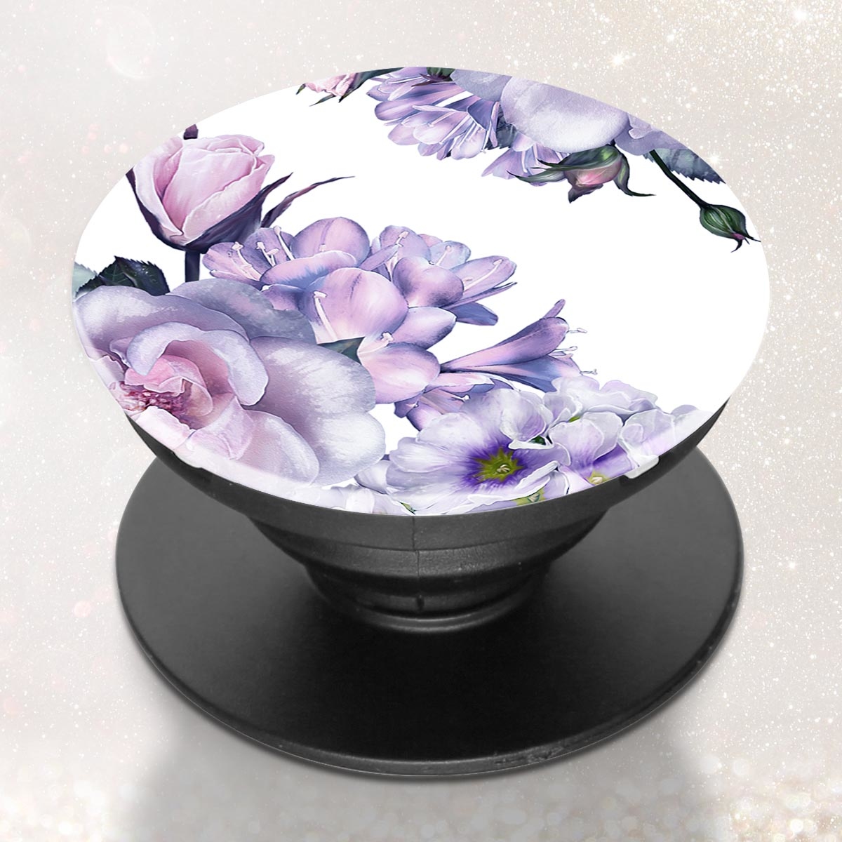 紫羅蘭花手機支架