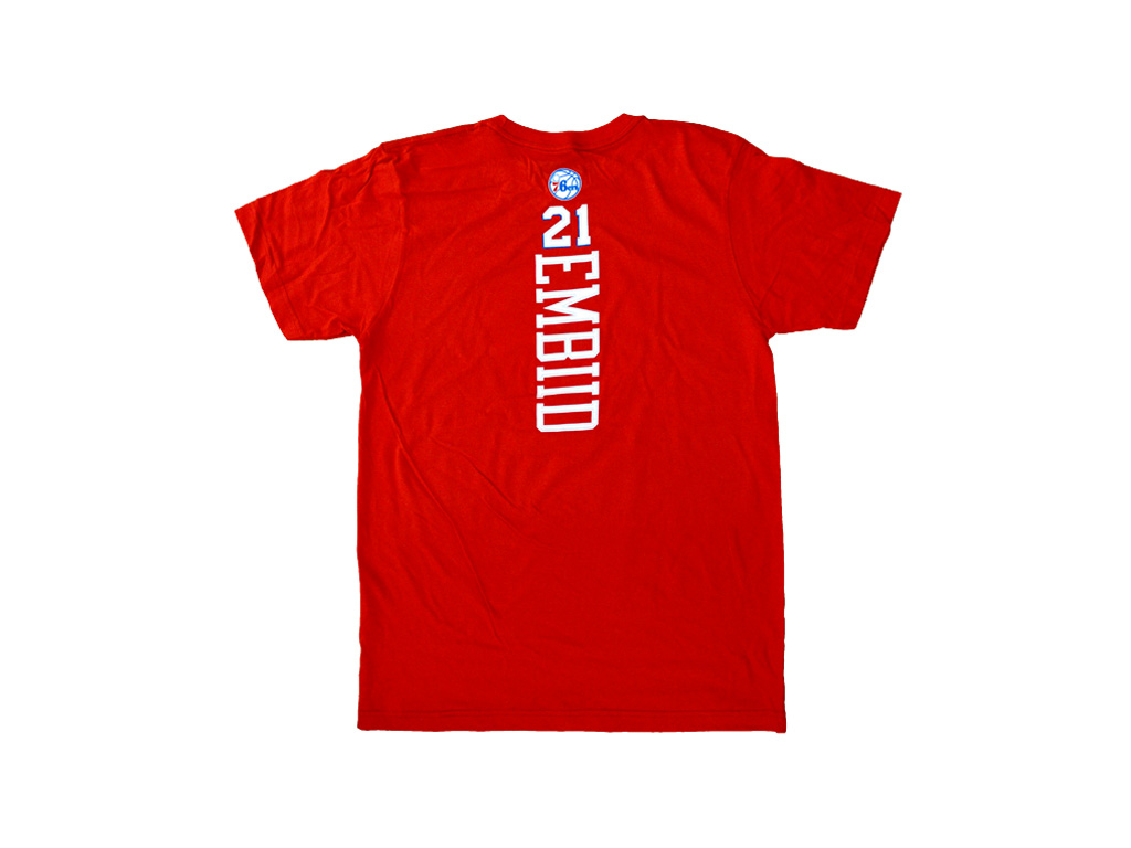Fanatics 費城76人隊 Joel Embiid Team Backer 球員短 T-Shirt