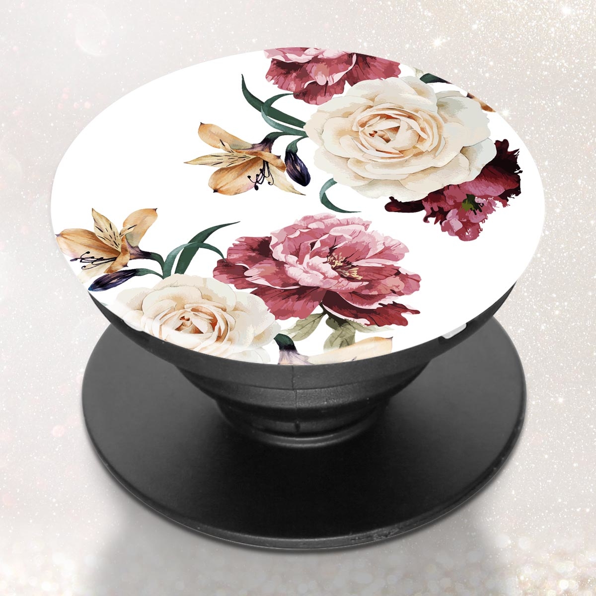 復古玫瑰手機支架