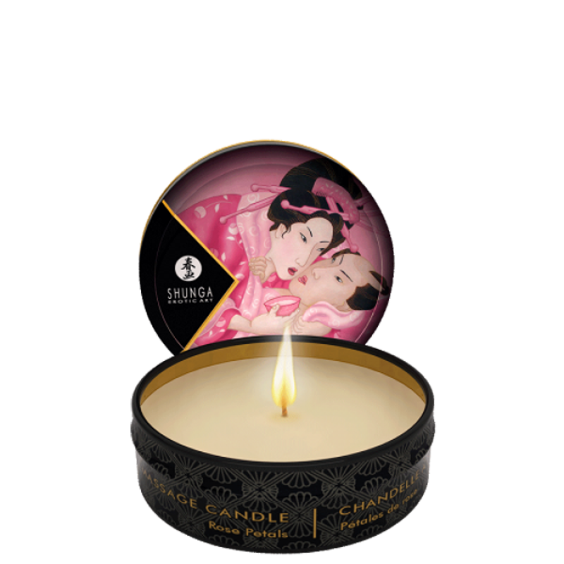 SHUNGA 按摩香薰蠟燭 催情玫瑰 30ml
