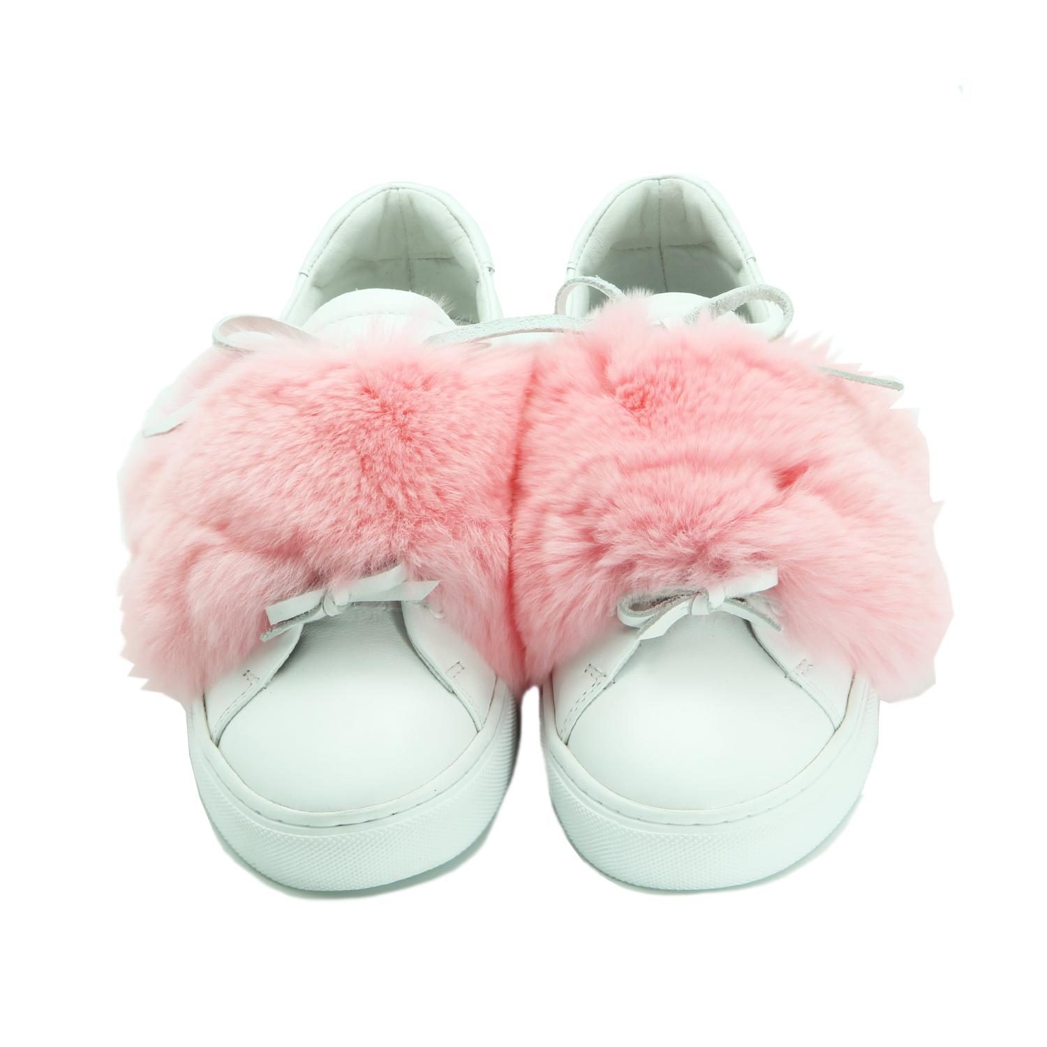 Peony W1074 White Leather Sneakers