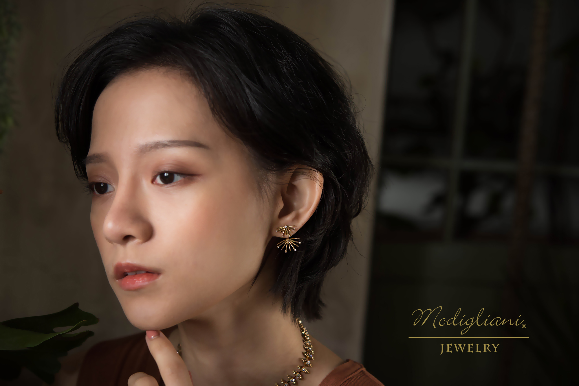 小煙花兩戴式耳環