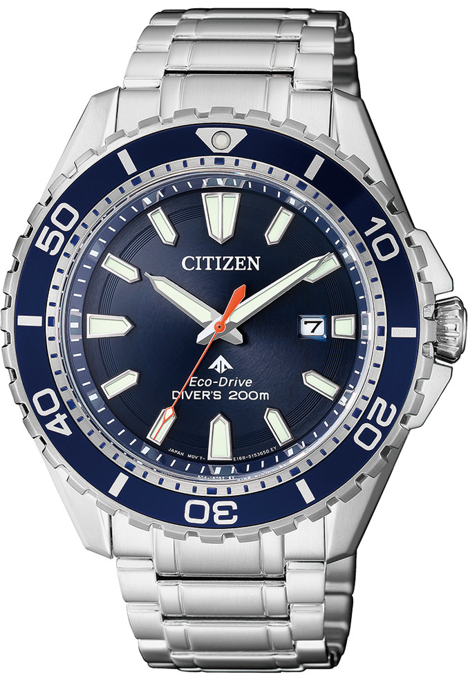 萬年鐘錶 - Citizen 星辰錶    光動能男錶 藍面潛水錶 BN0191-80L 錶徑44.5MM