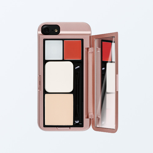 Fillet Case & Pallet Set (Rose Gold + Primrose Red Orange)