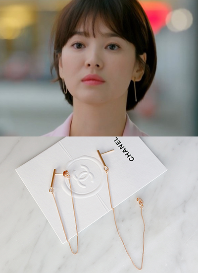 《男朋友》前後扣時尚耳環