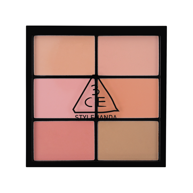 3CE PRO MULTI BLUSH COLOR PALETTE #SOFTENER