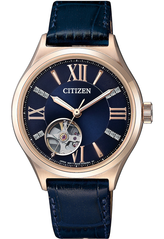 萬年鐘錶 - Citizen 星辰錶 XC女錶 機械錶 PC1003-15L 表徑34MM
