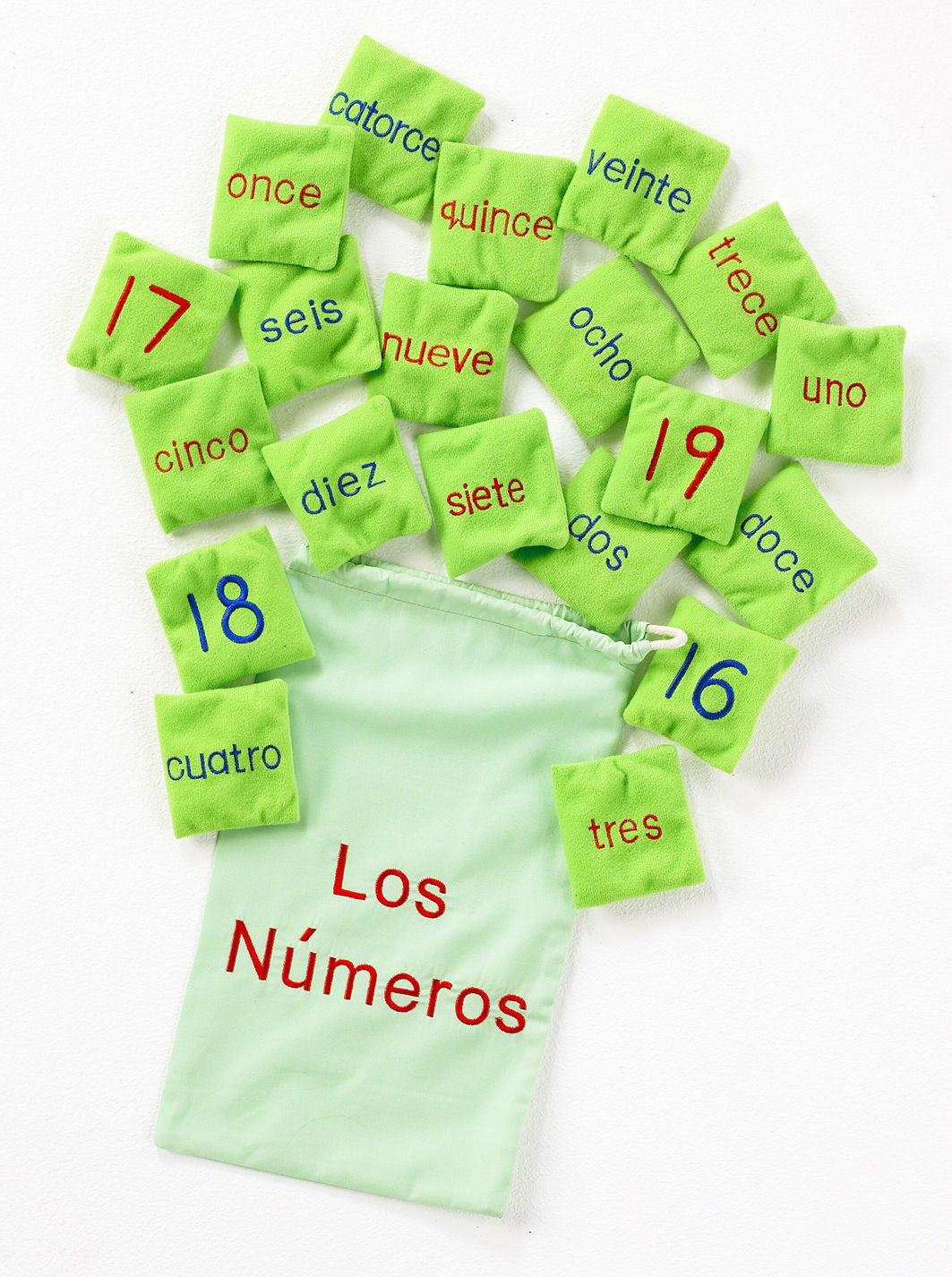 Spanish Bean Bags Numbers