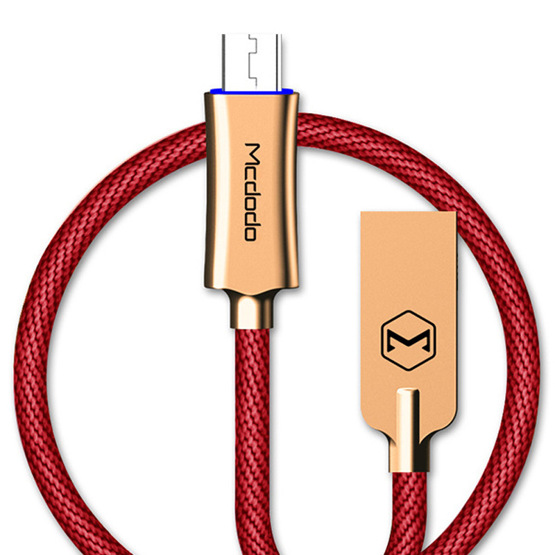 Mcdodo 麥多多 安卓MicroUSB智能斷電充電線閃充線 QC3.0 騎士系列 100cm