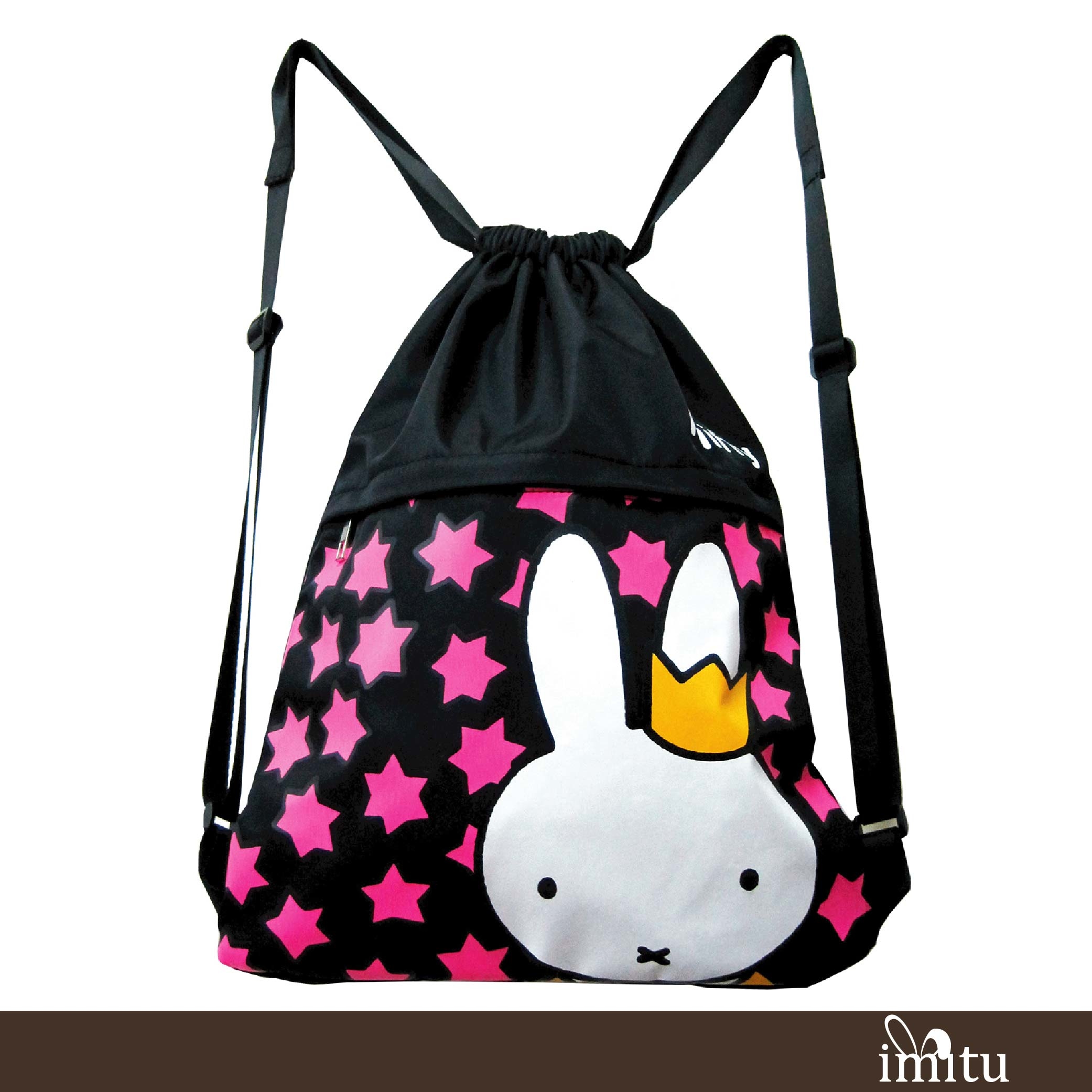Miffy 束口後背袋(星星款)MI561600B