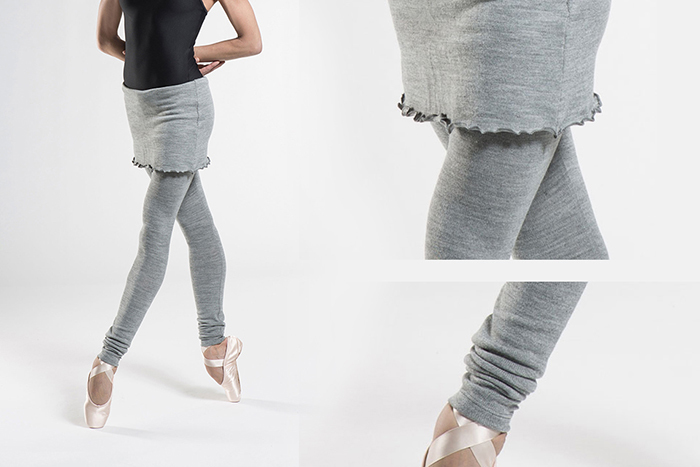 法國 WearMoi【WM-CRYSALIDE 素色反摺保暖褲裙】