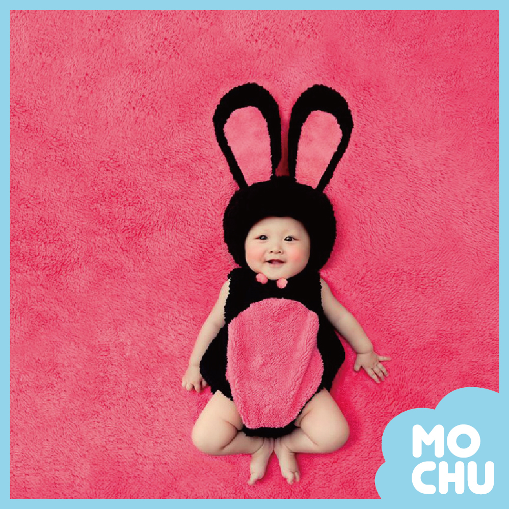 網紅寶寶拍照款-小黑兔