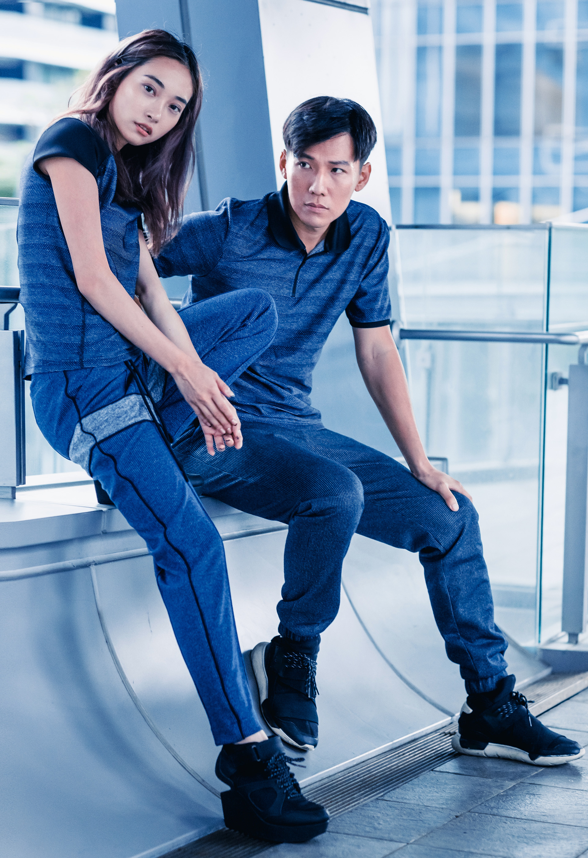 《2019情人節》 LARMURE同色系情侶穿搭提案，讓你放閃也可以很時尚！＃藍色系情侶穿搭