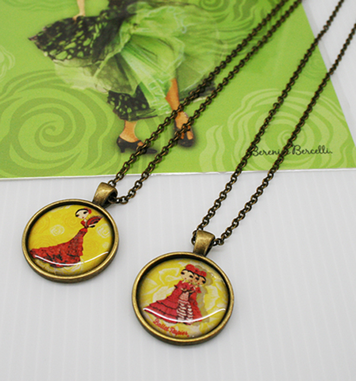 西班牙 Ballet Papier【BP復古項鍊/圓形-Ole系列 (PJO)】