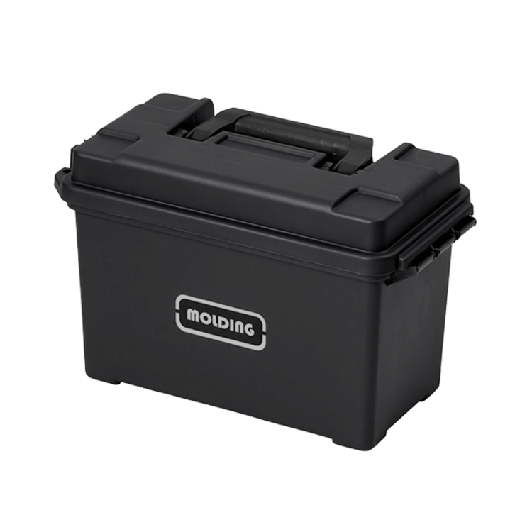 molding 日本『型』生活工具收納盒_L 黑色 8L