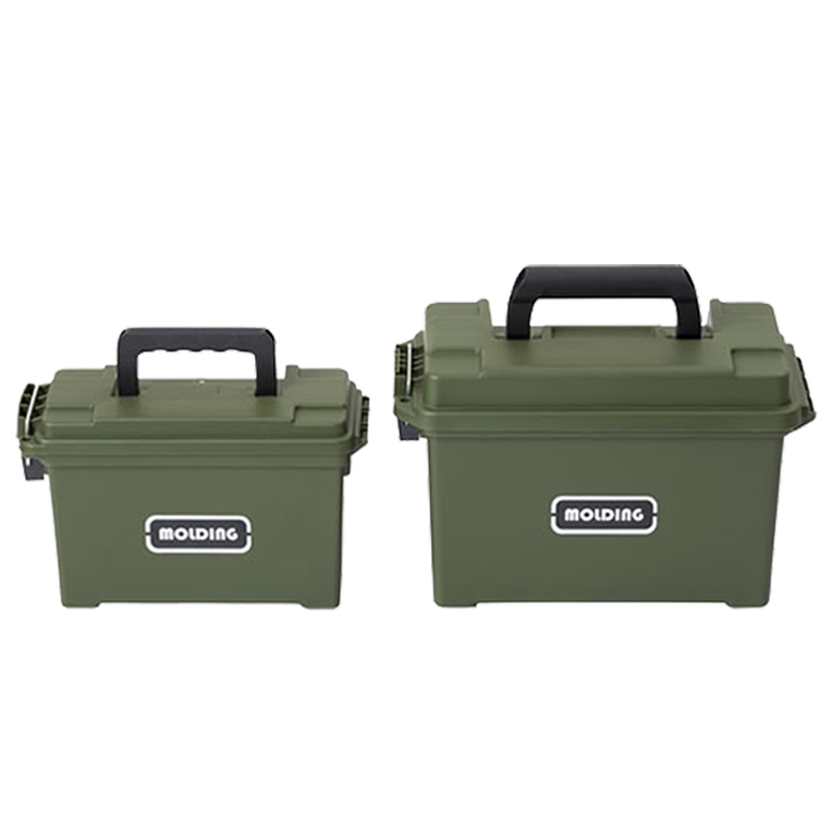 molding 日本『型』生活工具收納盒_L 黑色 8L