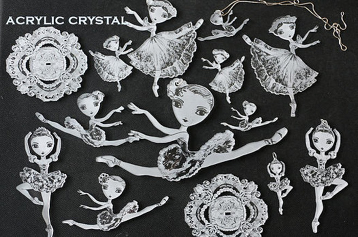 西班牙 Ballet Papier【BP 芭蕾圖案壓克力擺飾(POS) *8折】