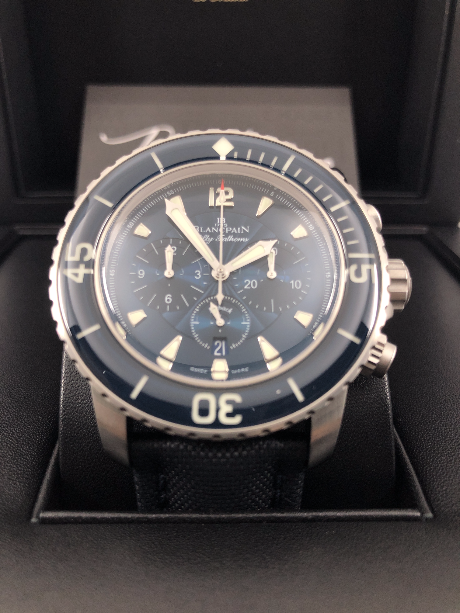 Blancpain FIFTY FATHOMS 5085F.B 1140 52B blue dial