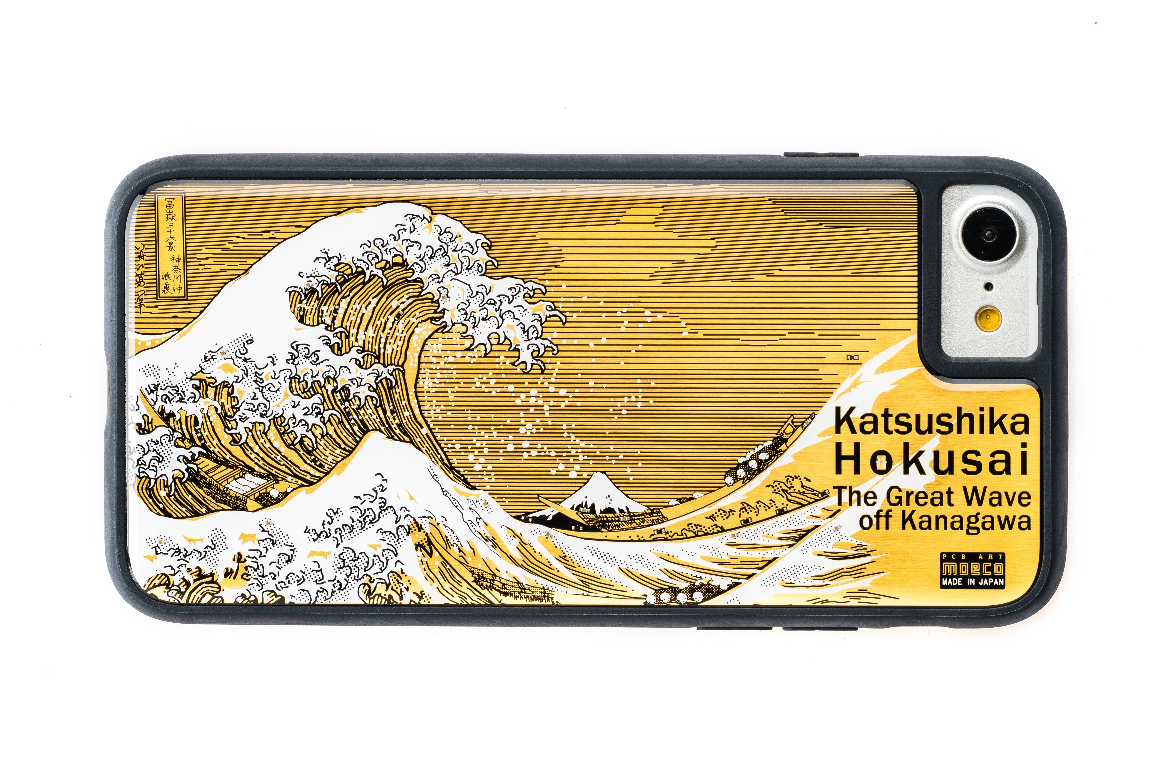 FLASH神奈川沖浪裏基板 iPhone7/8 手機殼 ( 黑色 )