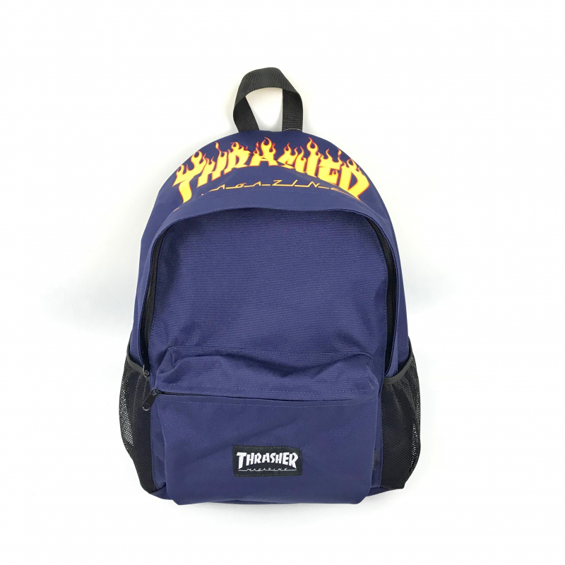 *Thrasher Flame Print Backpack