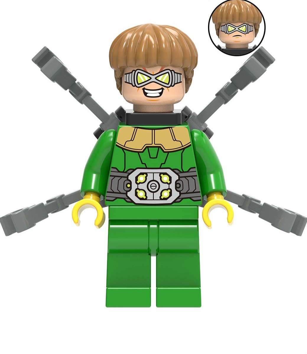 Doctor Octopus (Doc OC) from Spiderman (New)Lego marvel minifigures –  DelsBricks Minifigures