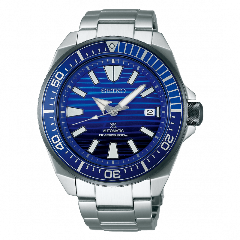 萬年鐘錶 - SEIKO PROSPEX 武士機械潛水錶 DIVER SCUBA 藍鯨 SRPC93J1 / 4R35-01X0B 錶徑43.8MM