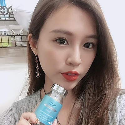 Saber 綸兒：吃BHK's 玻尿酸膠囊讓我肌膚水感度大大提升，膚況更好，更加持妝了！