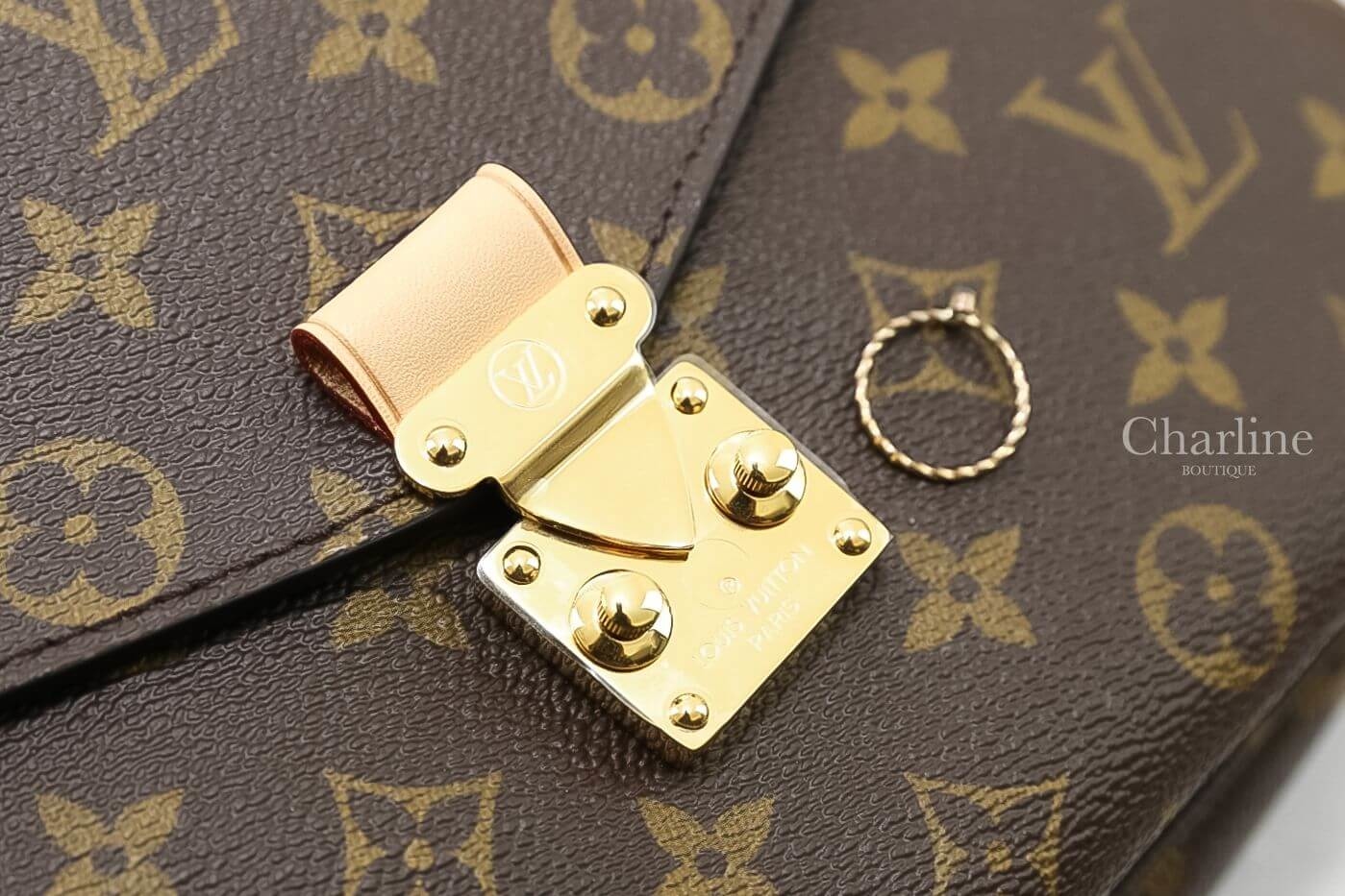 Louis Vuitton Pochette Metis 咖啡色復古肩背手提包