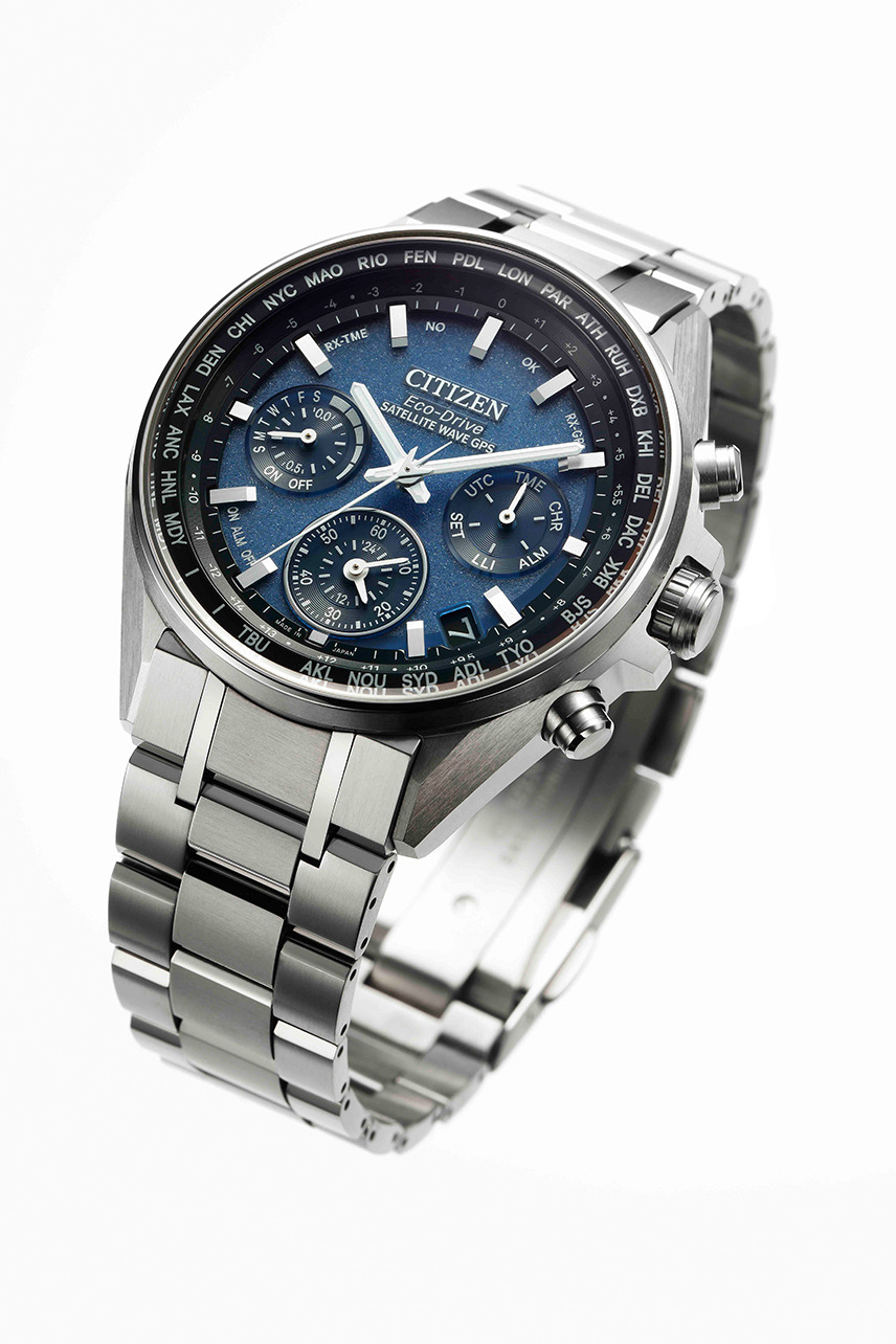 萬年鐘錶 - Citizen 星辰錶  光動能GPS衛星對時 CC4000-59L 表徑44MM