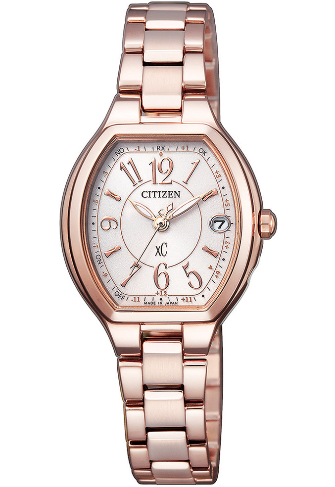 萬年鐘錶 - Citizen 星辰錶  XC  光動能電波錶   ES9362-52W   錶徑24.9MM