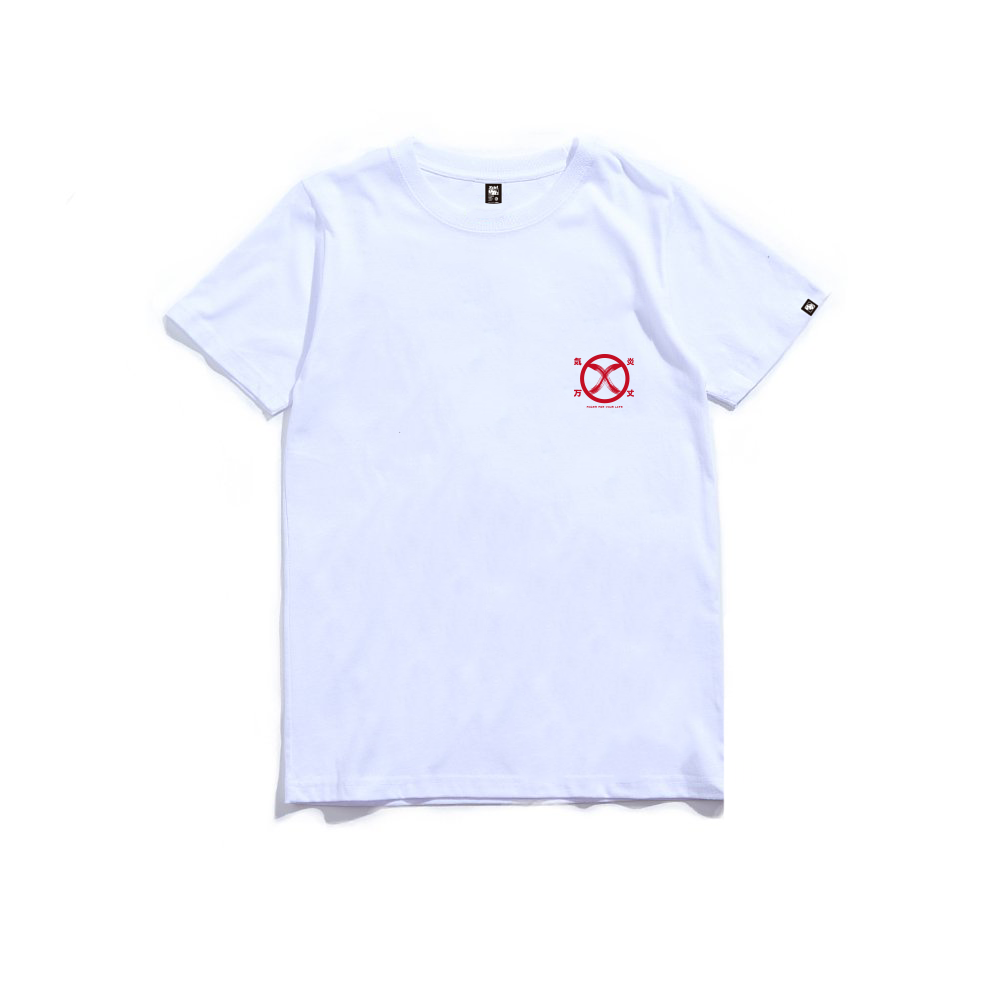 XCTRL 气炎万丈短T-白