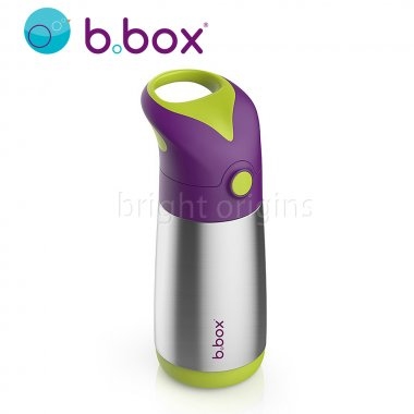 澳洲 b.box 不鏽鋼吸管保冷杯(葡萄紫)
