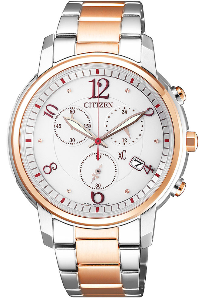 萬年鐘錶 - Citizen 星辰錶  XC   光動能女錶   FB1435-57A 錶徑38MM