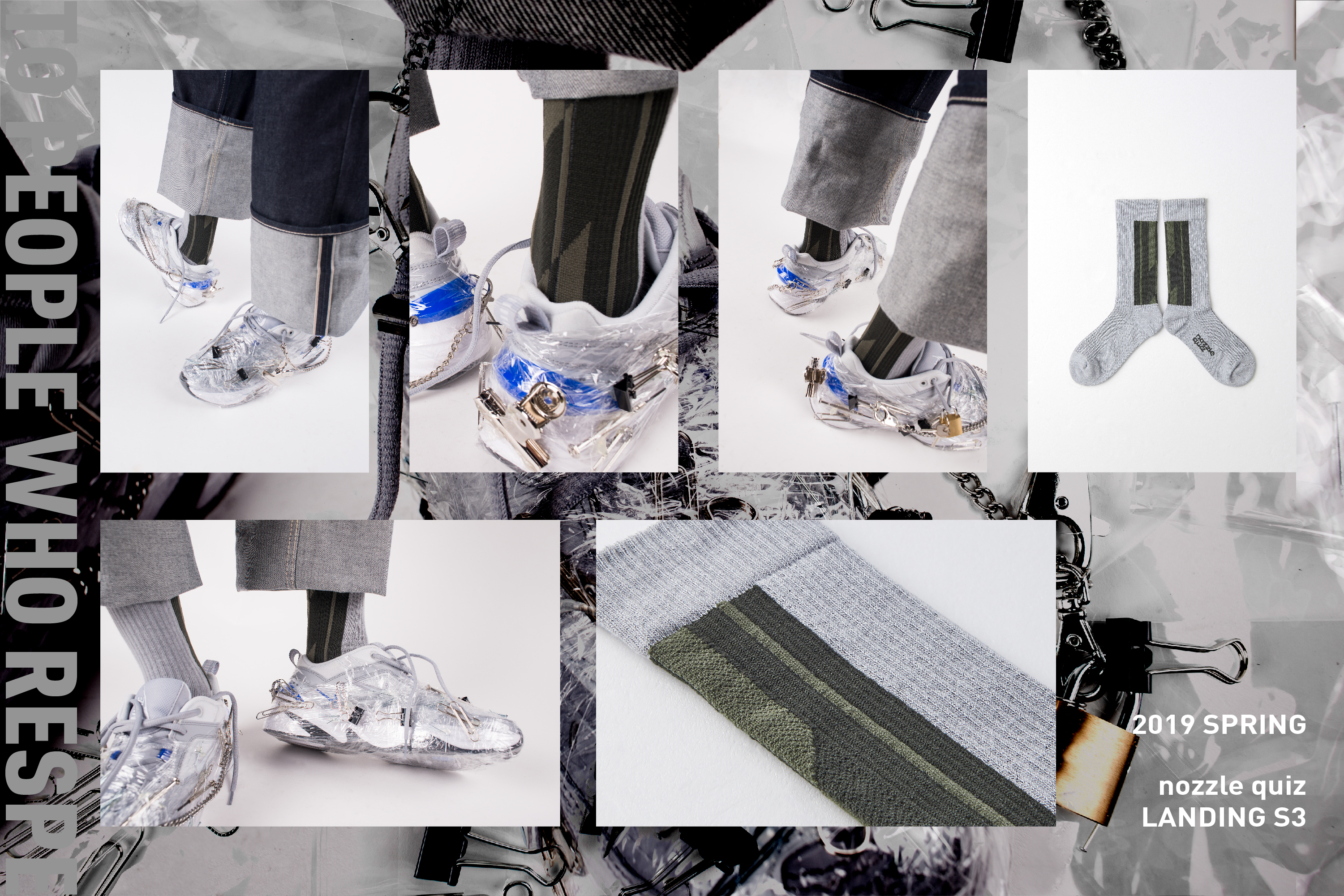 nozzle quiz 2019春季系列LANDING延續街頭元素｜色塊線條 抗菌除臭 機能彈性 機能性