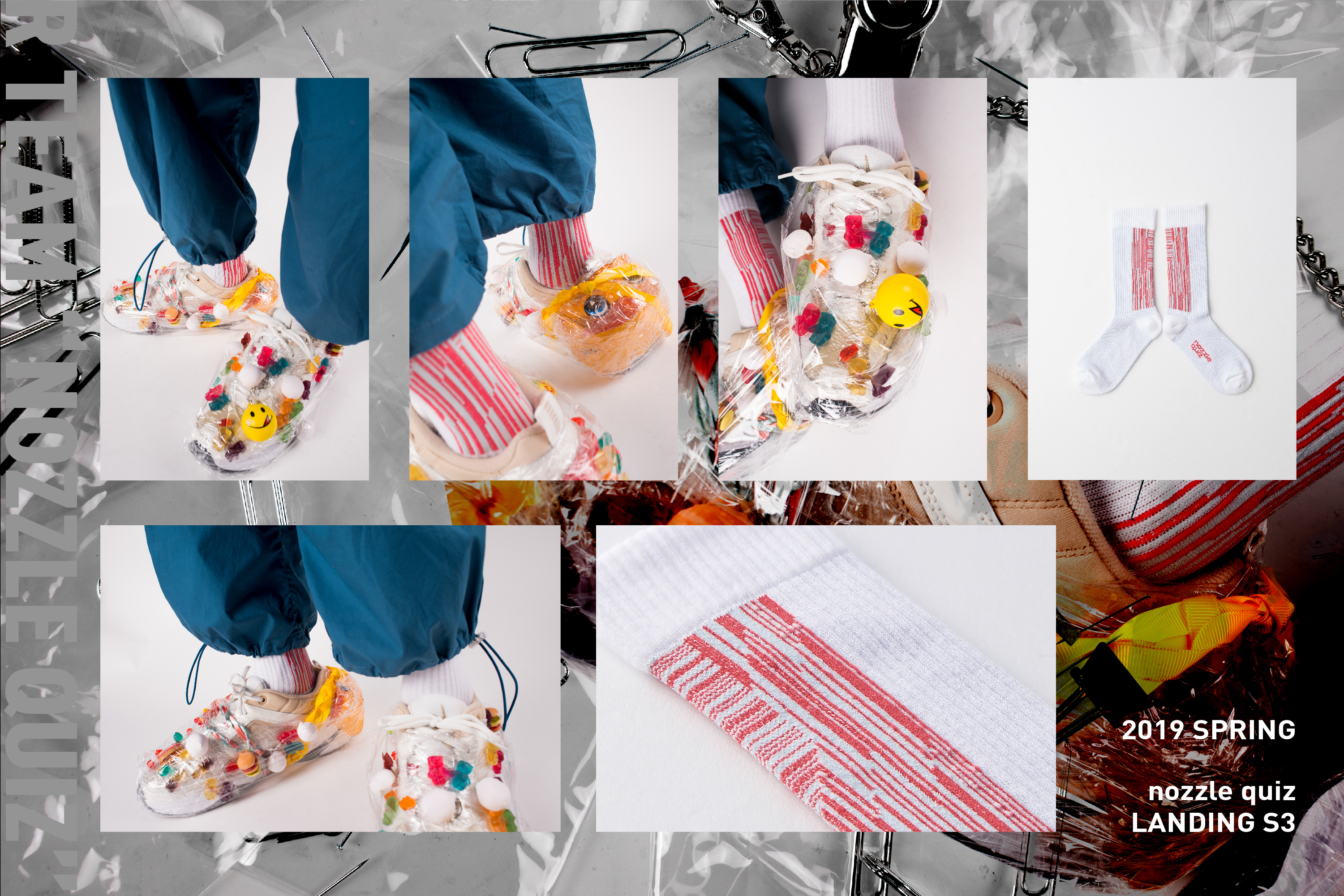 nozzle quiz 2019春季系列LANDING延續街頭元素｜色塊線條 抗菌除臭 機能彈性 機能性
