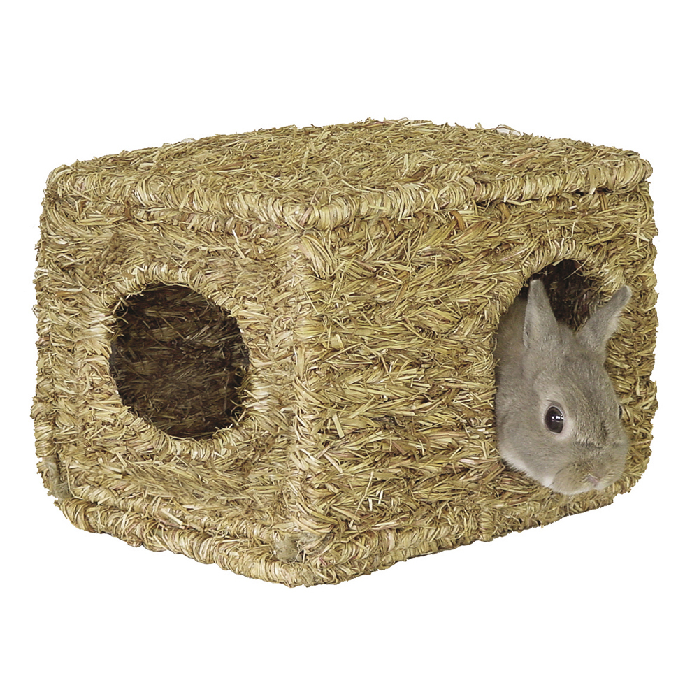 日本MARUKAN 天然麻繩摺疊兔窩 MK-MR-409