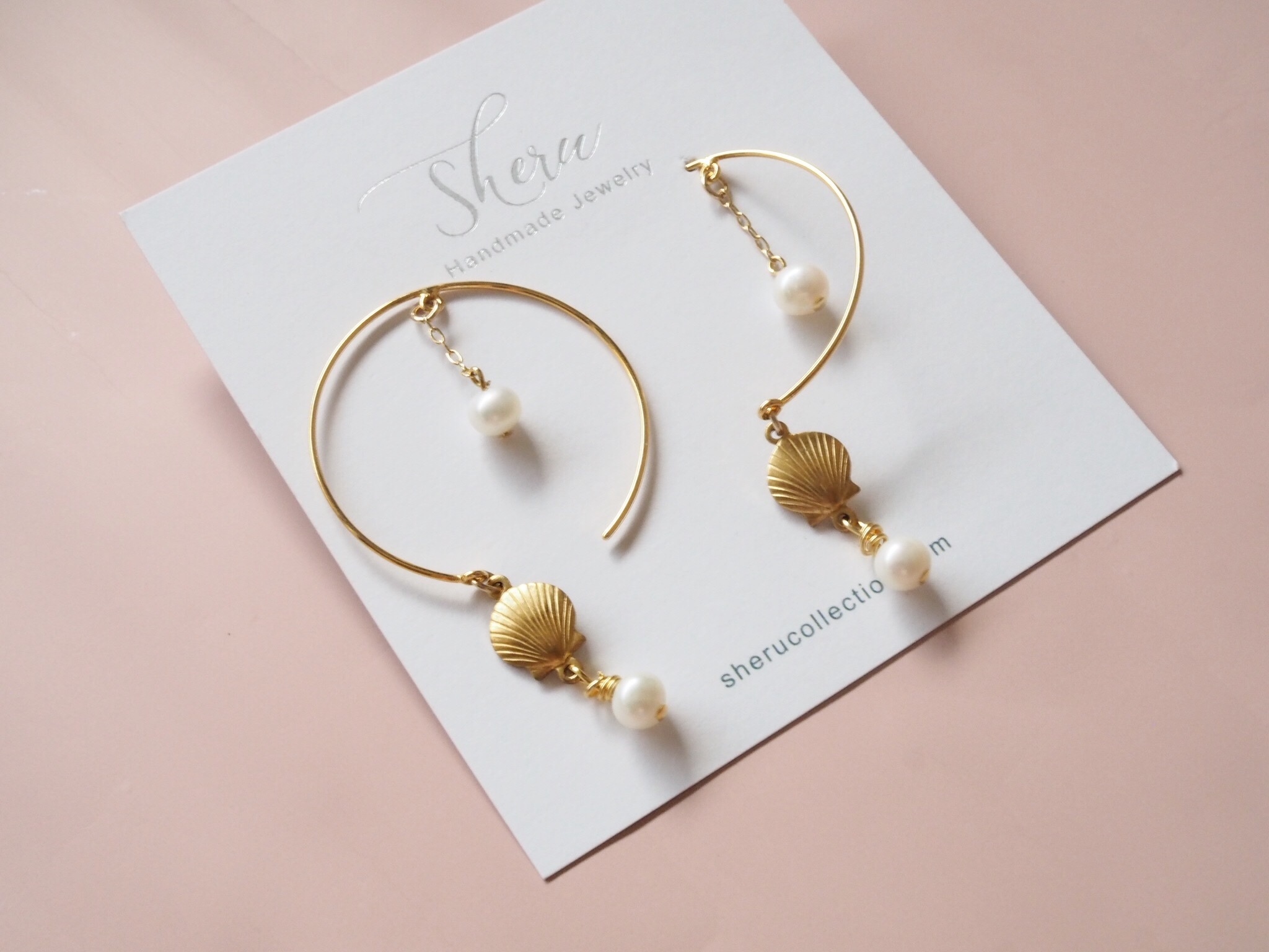 維納斯的誕生｜天然珍珠耳環