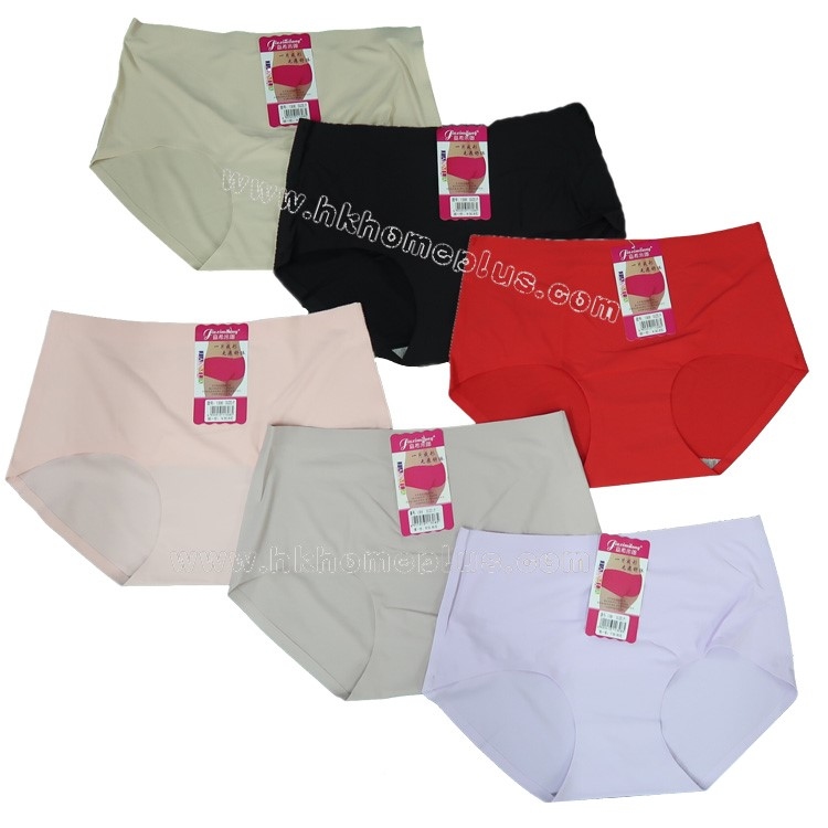 4條裝 嘉希米郎: 低腰無痕木代爾內褲