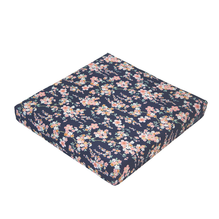 花樂記憶型坐墊(50x50x5cm)(55x55x8cm)-藍色